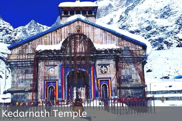 Kedarnath Temple in Snow