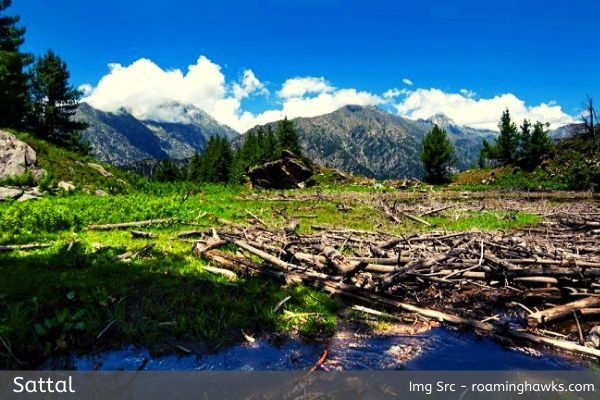 Sattal lake tourist place near gangotri