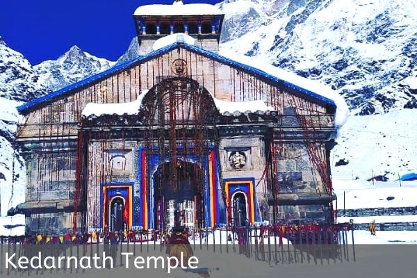 Kedarnath Temple in Snow